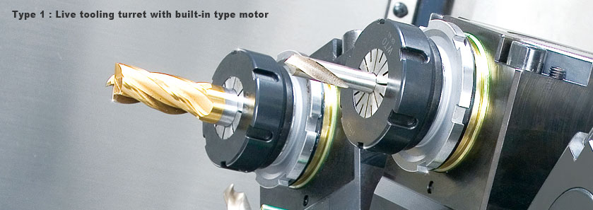 CNC Maximum Performance Turning Center GS-6000 Series Turret close-up